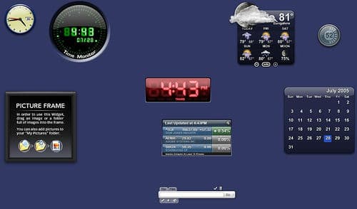 A cool desktop widget toolkit from uhhh... Yahoo
