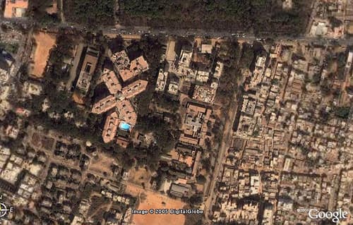 Google Earth now shows Bangalore