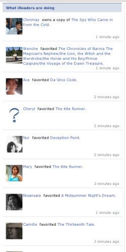 News feeds on homepage News feeds on homepage